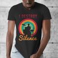 Drum Kit Tshirt For a Drummer With Percussion Instruments Men's V-Neck T-Shirt Drum Kit Tshirt For a Drummer With Percussion Instruments Men's V-Neck T-Shirt
