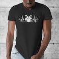 Drum Kit Heartbeat Drummer Music Lover EKG Pulse Set Note Men's V-Neck T-Shirt