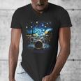 Drum Kit Percussionist Drummer Van Gogh Drums Men's V-Neck T-Shirt Drum Kit Percussionist Drummer Van Gogh Drums Men's V-Neck T-Shirt