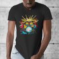 Drum Kit Steamwave Music Band Men's V-Neck T-Shirt Drum Kit Steamwave Music Band Men's V-Neck T-Shirt