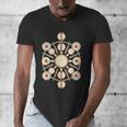 Drummer Drum Kit Mandala Percussionist Music Lover Men's V-Neck T-Shirt Drummer Drum Kit Mandala Percussionist Music Lover Men's V-Neck T-Shirt