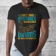 Drummer Drummer Drum Kit Men's V-Neck T-Shirt Drummer Drummer Drum Kit Men's V-Neck T-Shirt