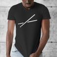 Drumsticks Drum Kit Men's V-Neck T-Shirt Drumsticks Drum Kit Men's V-Neck T-Shirt