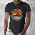 Education Is Important But Swimming Is Importanter Men's V-Neck T-Shirt