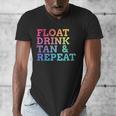 Float Drink Tan Repeat Summer Swimming Beach Pool Vacation Men's V-Neck T-Shirt Float Drink Tan Repeat Summer Swimming Beach Pool Vacation Men's V-Neck T-Shirt