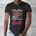 Girls Boys Kids Drummer Drum Kit Men's V-Neck T-Shirt Girls Boys Kids Drummer Drum Kit Men's V-Neck T-Shirt