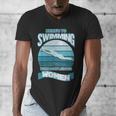 Here's To Swimming With Bow Legged Women Distressed Look Men's V-Neck T-Shirt Here's To Swimming With Bow Legged Women Distressed Look Men's V-Neck T-Shirt