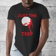 Just The Teep MMA Muay Thai Kick Jiu-Jitsu Fighting Men's V-Neck T-Shirt