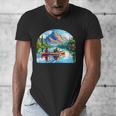 Lake Canoeing Canoe Men's V-Neck T-Shirt Lake Canoeing Canoe Men's V-Neck T-Shirt