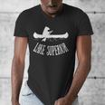 Lake Superior Bear Canoe Upper Peninsula For Yooper Men's V-Neck T-Shirt