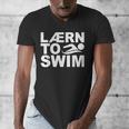 Learn To Swim Swimming Graphic Men's V-Neck T-Shirt Learn To Swim Swimming Graphic Men's V-Neck T-Shirt
