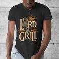 Lord Of The Grill BBQ Daddy Nerd Dad Men's V-Neck T-Shirt Lord Of The Grill BBQ Daddy Nerd Dad Men's V-Neck T-Shirt