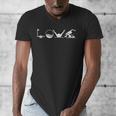 LOVE Swimming Practice Freestyle BreaststrokeShirt Men's V-Neck T-Shirt