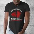 Muay Thai Boxing Teacher Kickboxing Martial Arts Instructor Men's V-Neck T-Shirt Muay Thai Boxing Teacher Kickboxing Martial Arts Instructor Men's V-Neck T-Shirt