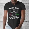 Muay Thai Brazil Brazilian Martial Arts Thai Men's V-Neck T-Shirt Muay Thai Brazil Brazilian Martial Arts Thai Men's V-Neck T-Shirt