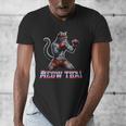 Muay Thai Cat Meow Thai Boxing Men's V-Neck T-Shirt