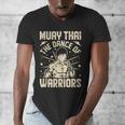 Muay Thai The Dance Of Warriors Muay Thai Men's V-Neck T-Shirt Muay Thai The Dance Of Warriors Muay Thai Men's V-Neck T-Shirt