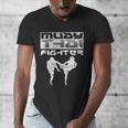 Muay Thai Fighter Boxing Martial Arts Men's V-Neck T-Shirt Muay Thai Fighter Boxing Martial Arts Men's V-Neck T-Shirt