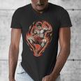 Muay Thai Fighter Teep Push Kick Minimal Line Art Clean Men's V-Neck T-Shirt Muay Thai Fighter Teep Push Kick Minimal Line Art Clean Men's V-Neck T-Shirt