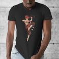 Muay Thai Girl Anime Japan Thaiboxer Kickboxing Muay Thai Men's V-Neck T-Shirt Muay Thai Girl Anime Japan Thaiboxer Kickboxing Muay Thai Men's V-Neck T-Shirt