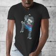 Muay Thai Gorilla Thai Boxing Men's V-Neck T-Shirt Muay Thai Gorilla Thai Boxing Men's V-Neck T-Shirt