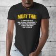 Muay Thai Martial Arts Combat Sports Men's V-Neck T-Shirt Muay Thai Martial Arts Combat Sports Men's V-Neck T-Shirt