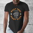 Muay Thai MMA Fight Tattoo Tiger Art Of 8 Limbs Kickboxing Men's V-Neck T-Shirt
