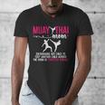 Muay Thai Mom Definition Muay Thai Mother Muay Thai Mama Men's V-Neck T-Shirt