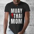 Muay Thai Mom Martial Artis Combat Sports Mother's Day Men's V-Neck T-Shirt Muay Thai Mom Martial Artis Combat Sports Mother's Day Men's V-Neck T-Shirt