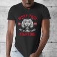 Muay Thai Muay Thai Limbs Muay Thai Boxing Art 8 Limbs Mma Men's V-Neck T-Shirt