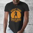 Muay Thai Thailand 1968 Slogan Sport Men's V-Neck T-Shirt