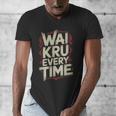 Muay Thai Wai Kru Respect Ritual Ceremony Fighter Identity Men's V-Neck T-Shirt