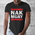Nak Muay Thai Kickboxing MMA Men's V-Neck T-Shirt