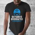 Oxygen Is Overrated Swimming Swim Men's V-Neck T-Shirt Oxygen Is Overrated Swimming Swim Men's V-Neck T-Shirt