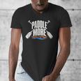 Paddle More Kayak Canoe Paddling Graphic Men's V-Neck T-Shirt