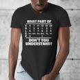 What Is Part Of Don't You Understand Swimming Swimmer Swimming Men's V-Neck T-Shirt What Is Part Of Don't You Understand Swimming Swimmer Swimming Men's V-Neck T-Shirt