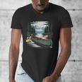 Solo Canoe Tourer Who Knows Every Rapid Campsite Portage Men's V-Neck T-Shirt