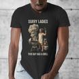 Sorry Ladies This Guy Has A Grill BBQ Dad Men Lover Men's V-Neck T-Shirt