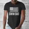 Swim Dad Art For Dad Father Men Swim Team Dad Swimming Coach Men's V-Neck T-Shirt Swim Dad Art For Dad Father Men Swim Team Dad Swimming Coach Men's V-Neck T-Shirt