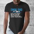 Swim Dad Definition Swimming Dad Of A Swimmer Father Men's V-Neck T-Shirt Swim Dad Definition Swimming Dad Of A Swimmer Father Men's V-Neck T-Shirt