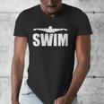 Swim Sports Swimming Water Athletic Swimmer Men's V-Neck T-Shirt Swim Sports Swimming Water Athletic Swimmer Men's V-Neck T-Shirt