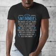 Swimmers Facts Swimming Swim Coach Men Women Graphic Small Men's V-Neck T-Shirt