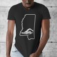 Swimming Apparel Mississippi Swimmer Training Men's V-Neck T-Shirt Swimming Apparel Mississippi Swimmer Training Men's V-Neck T-Shirt