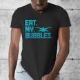 Swimming Eat My Bubbles Swimmer Swim Men's V-Neck T-Shirt