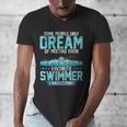 Swimming Parent Swimmer Mom Dad My Favorite Swim Meet Men's V-Neck T-Shirt