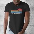 Swimming Swimmer Eat My Bubbles Swim Retro Men's V-Neck T-Shirt Swimming Swimmer Eat My Bubbles Swim Retro Men's V-Neck T-Shirt