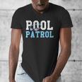 Swimming Swimmer Swim Pool Patrol Coach Dad Men's V-Neck T-Shirt