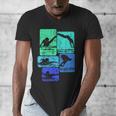 Swimming Swimmers Men's V-Neck T-Shirt Swimming Swimmers Men's V-Neck T-Shirt
