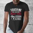 Touch Me And Your First Muay Thai Lesson Is Free Men's V-Neck T-Shirt Touch Me And Your First Muay Thai Lesson Is Free Men's V-Neck T-Shirt
