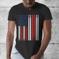 USA Flag Drummer Music Drum Kit Men's V-Neck T-Shirt USA Flag Drummer Music Drum Kit Men's V-Neck T-Shirt